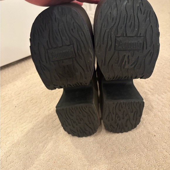 Demonia Camel 203 Multi Reflective Platform Boots - Picture 4 of 8